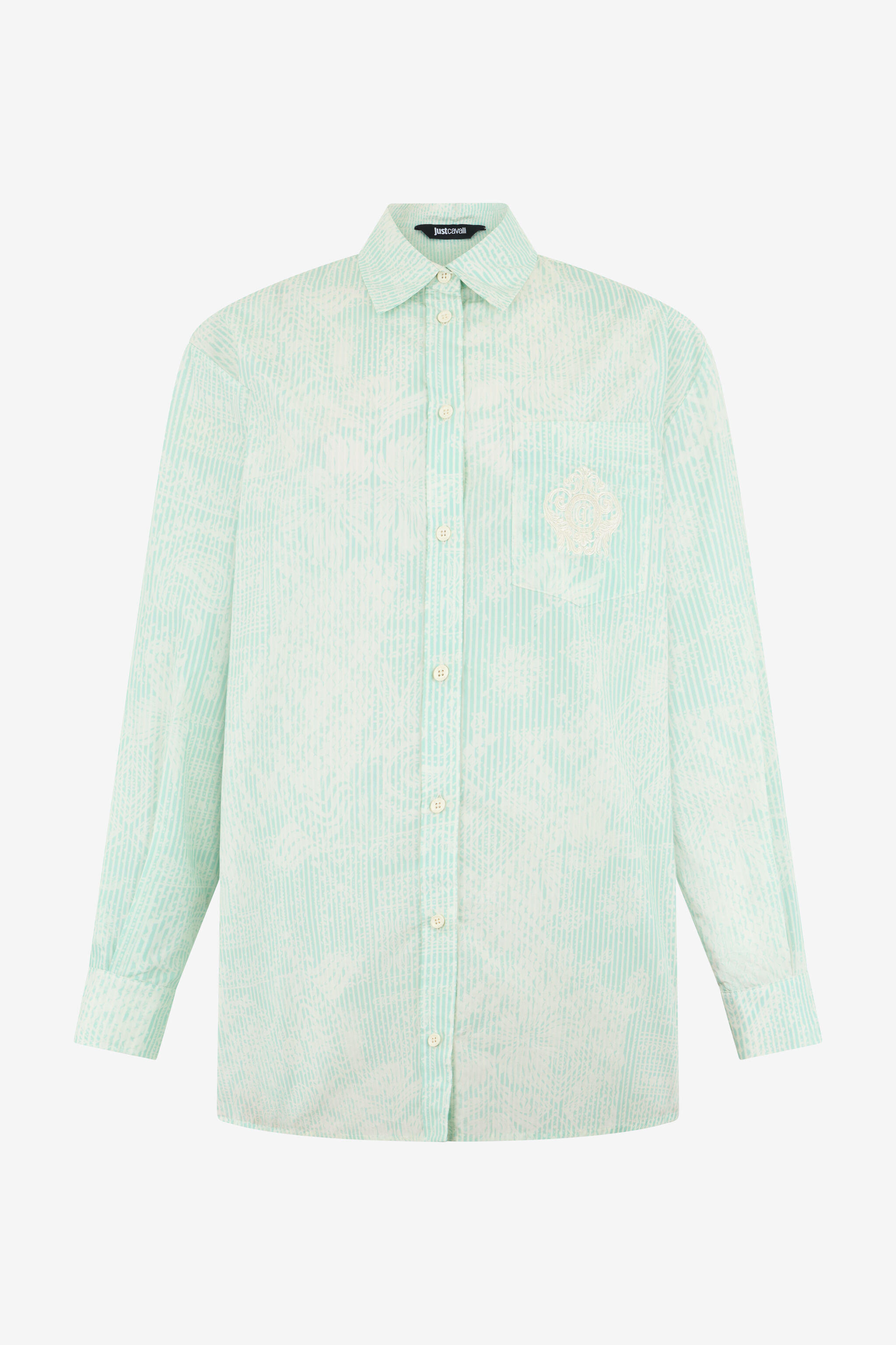 JC Shirt in Cotton with Embroidered Detail JC Shirt in Cotton with Embroidered Detail GINEPRO WFT241-WF639