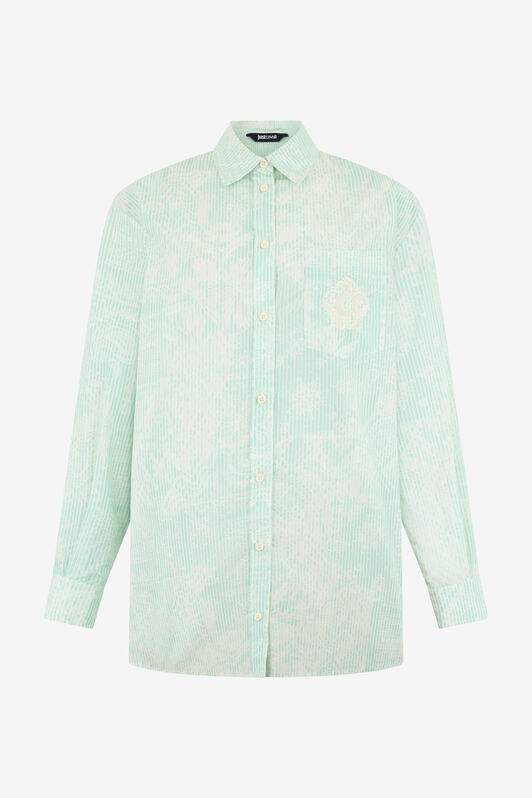 JC Shirt in Cotton with Embroidered Detail JC Shirt in Cotton with Embroidered Detail GINEPRO WFT241-WF639