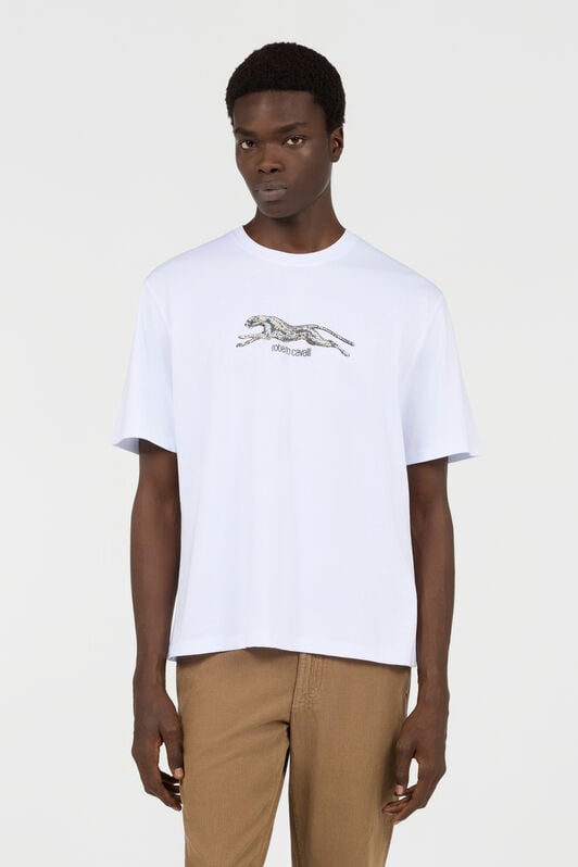 RC Weißes T-Shirt mit Grafikprint WHITE TOT60F-FT223