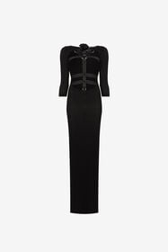 RC Harness Maxi Dress Black PWT144-RJ030