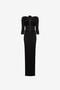 RC Robe longue style harnais Noir PWT144-RJ030