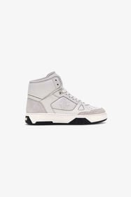 RC White Leather High-Top Sneaker White TKS023-PZD01