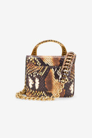 RC Medium Roar Bag RC Medium Roar Bag PYTHON PRINT BROWN SKB023-PN053
