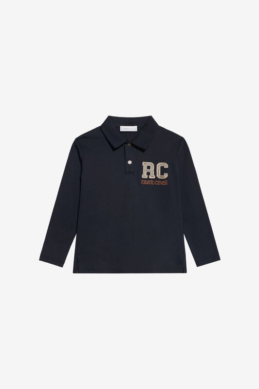 JU Navy Polo With Logo JU Navy Polo With Logo BLUE XJT60X-JD017