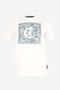 JC T-Shirt Avec Graphisme Et Monogramme JC JC T-Shirt Avec Graphisme Et Monogramme JC Blanc UFT113-UF167