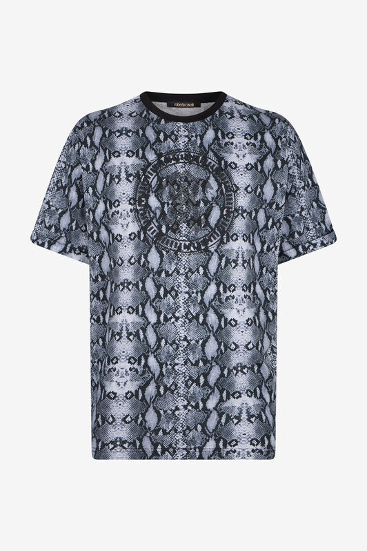 RC Python Print T-Shirt BLACK QOT62C-JFR25