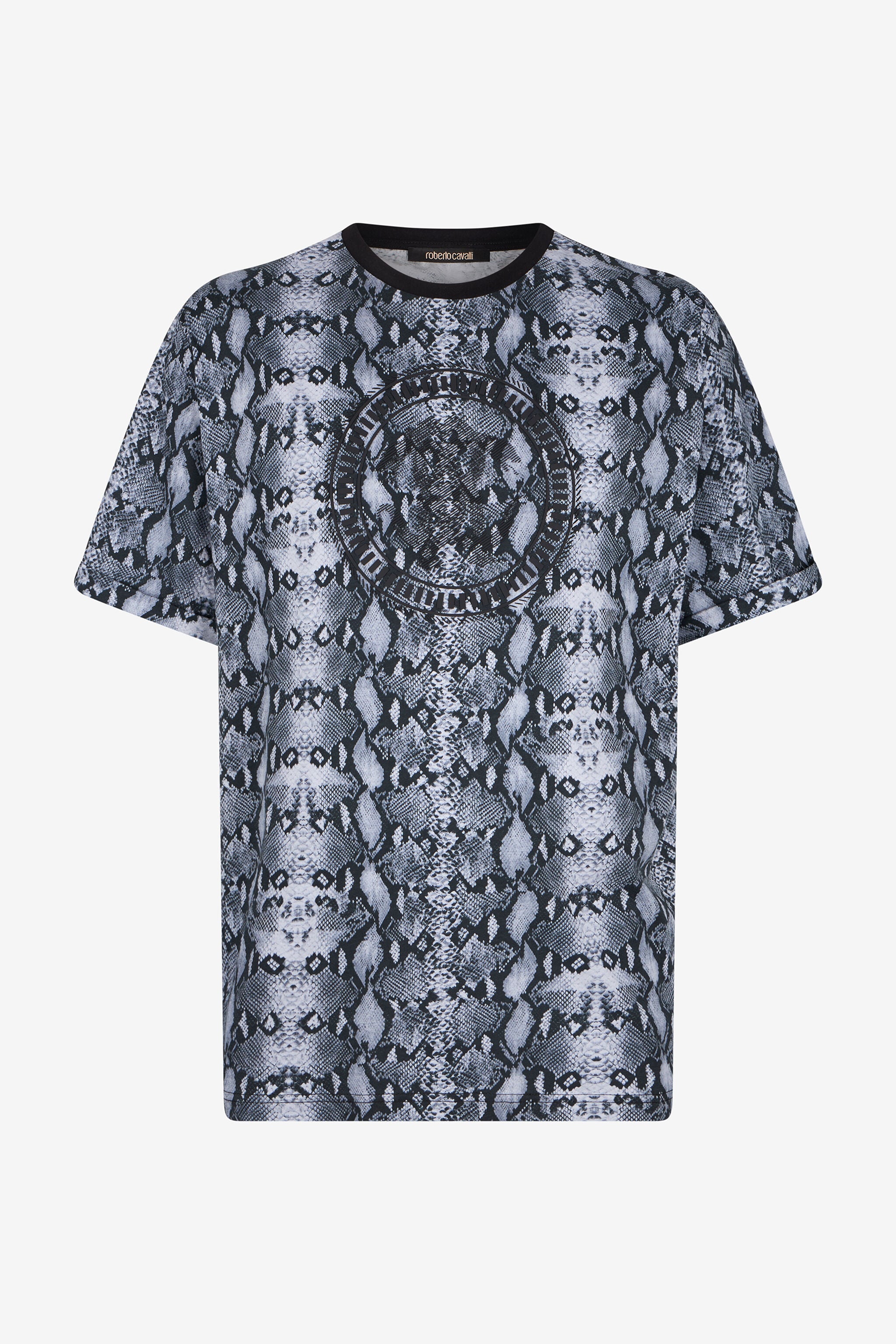 RC Python Print T-Shirt BLACK QOT62C-JFR25