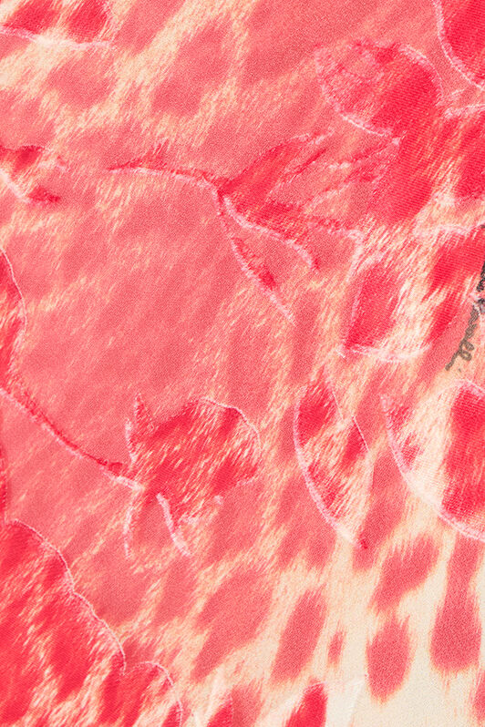 RC Mini Dress With Jaguar Skin Print RC Mini Dress With Jaguar Skin Print Red UKT113-HEN58