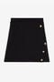 JU Falda de algodón con botones JU Falda de algodón con botones Negro RJT303-CF050