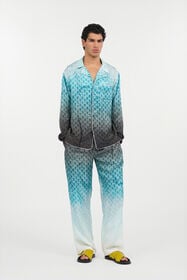 RC Camisa de seda con monograma ENDLESS SKY WNT725-4QR67