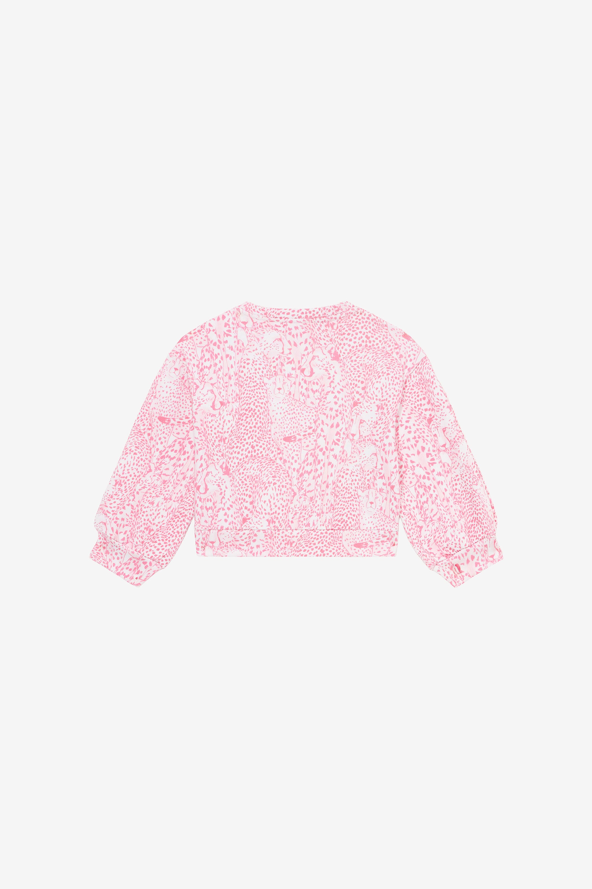 JU Felpa Stampa Animalier JU Felpa Stampa Animalier PINK UJT66C-5OO37