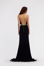 RC Long Black Dress Black RWT124-JJ036