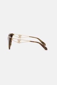 RC Lunettes de soleil œil-de-chat BROWN STONE EFFECT VALD13-ID251