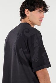 RC T-Shirt With Ideogram RC Monogram Black VNT62H-JD060