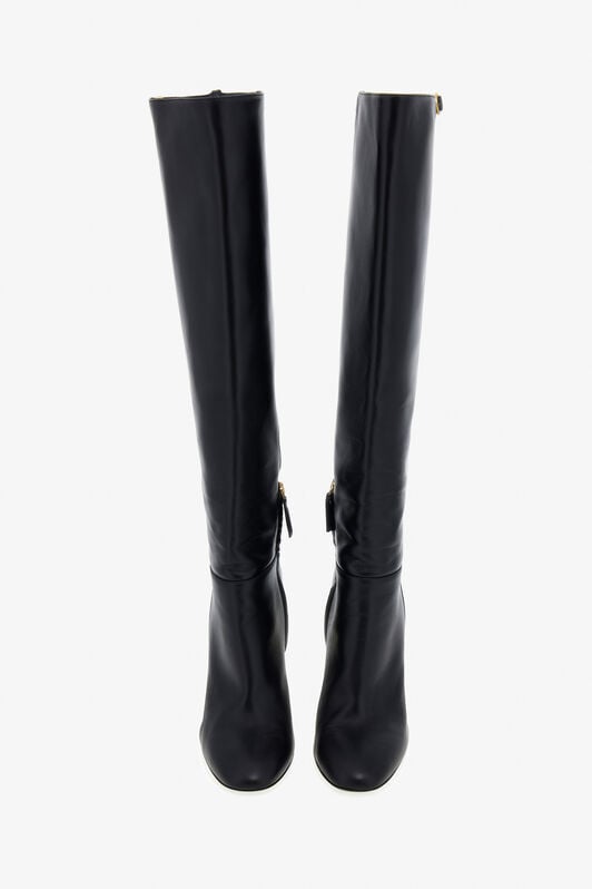 RC Bottes Hautes en Cuir RC Bottes Hautes en Cuir Noir TKS015-PZ200