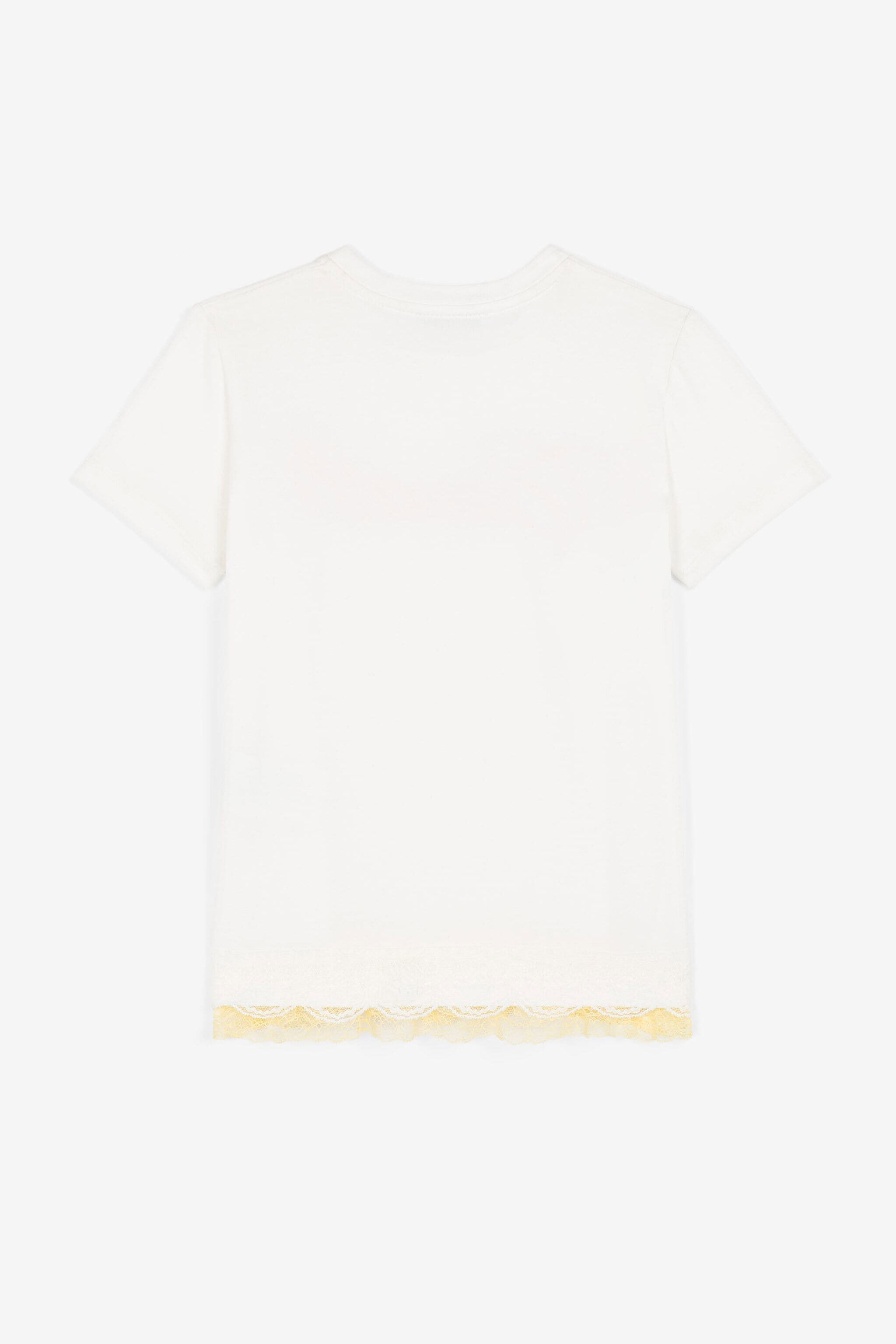 JU Lace-Trimmed T-Shirt JU Lace-Trimmed T-Shirt White OJT610-ISA2J
