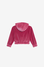JU Velvet sweatshirt FUXIA BOUGANVILLE VJT69E-CJ001