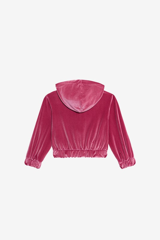 JU Velvet sweatshirt JU Velvet sweatshirt FUXIA BOUGANVILLE VJT69E-CJ001