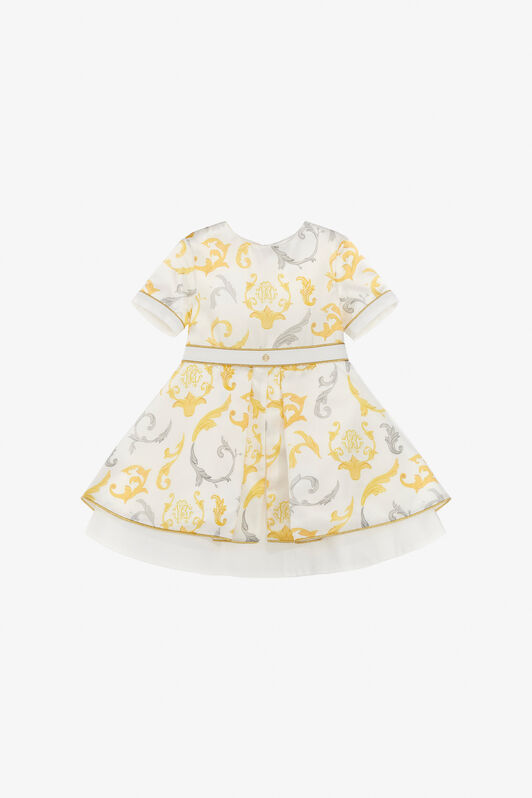 JU Printed Dress JU Printed Dress Weiß SJT172-SCL95