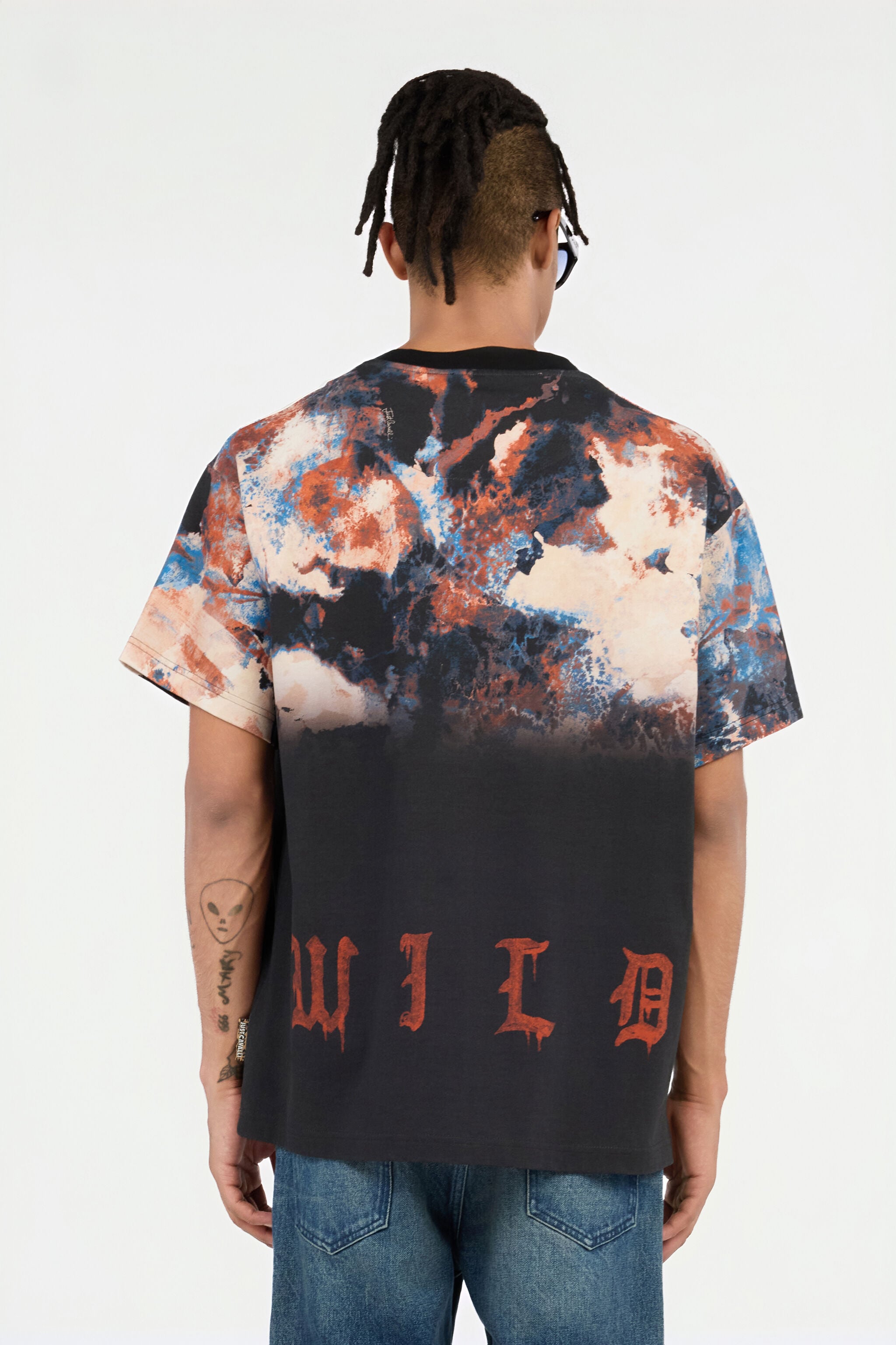 JC T-shirt Stampa Rusty Stain JC T-shirt Stampa Rusty Stain 899 BLACK +MS3 MULTI VFT039-VF083