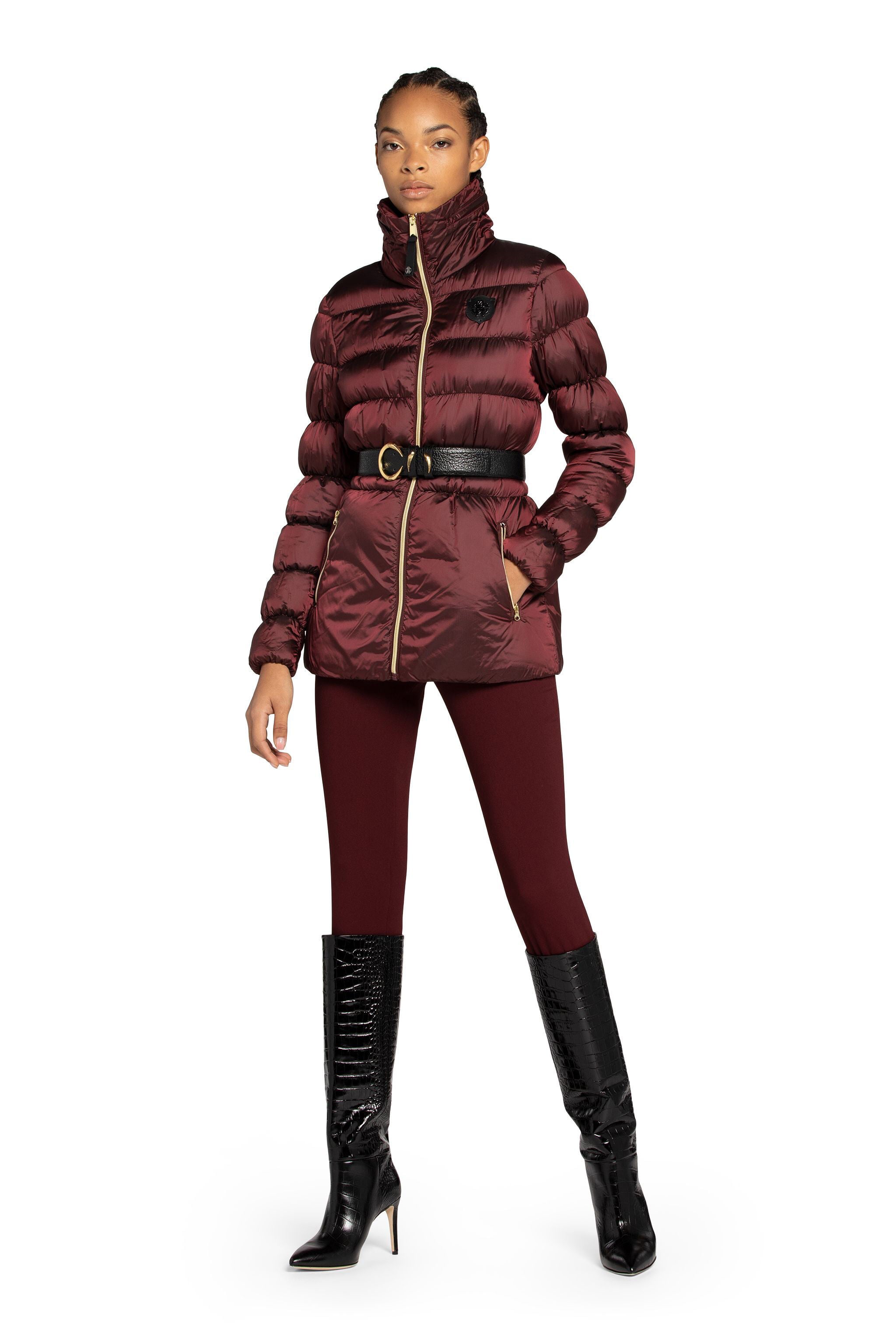 RC Double stretch crepe solid trousers RC Double stretch crepe solid trousers Dark red HQT203-HR005