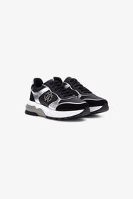 RC RC logo sneakers Negro/Plata NOS00D-PNO01