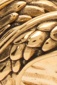 RC Antiqued Gold Snake Earrings OLD GOLD WKG014-AM001