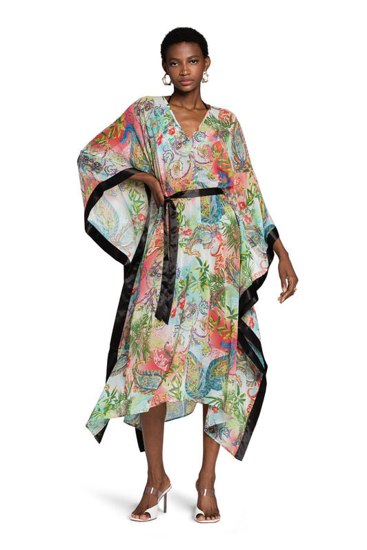RC Botanical-Print Kaftan Dress RC Botanical-Print Kaftan Dress MULTICOLOR KSW00A-7GI19
