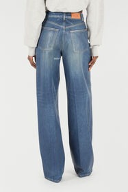 RC Jeans With Mirror Snake Monogram Charm Blue UKJ207-VT006