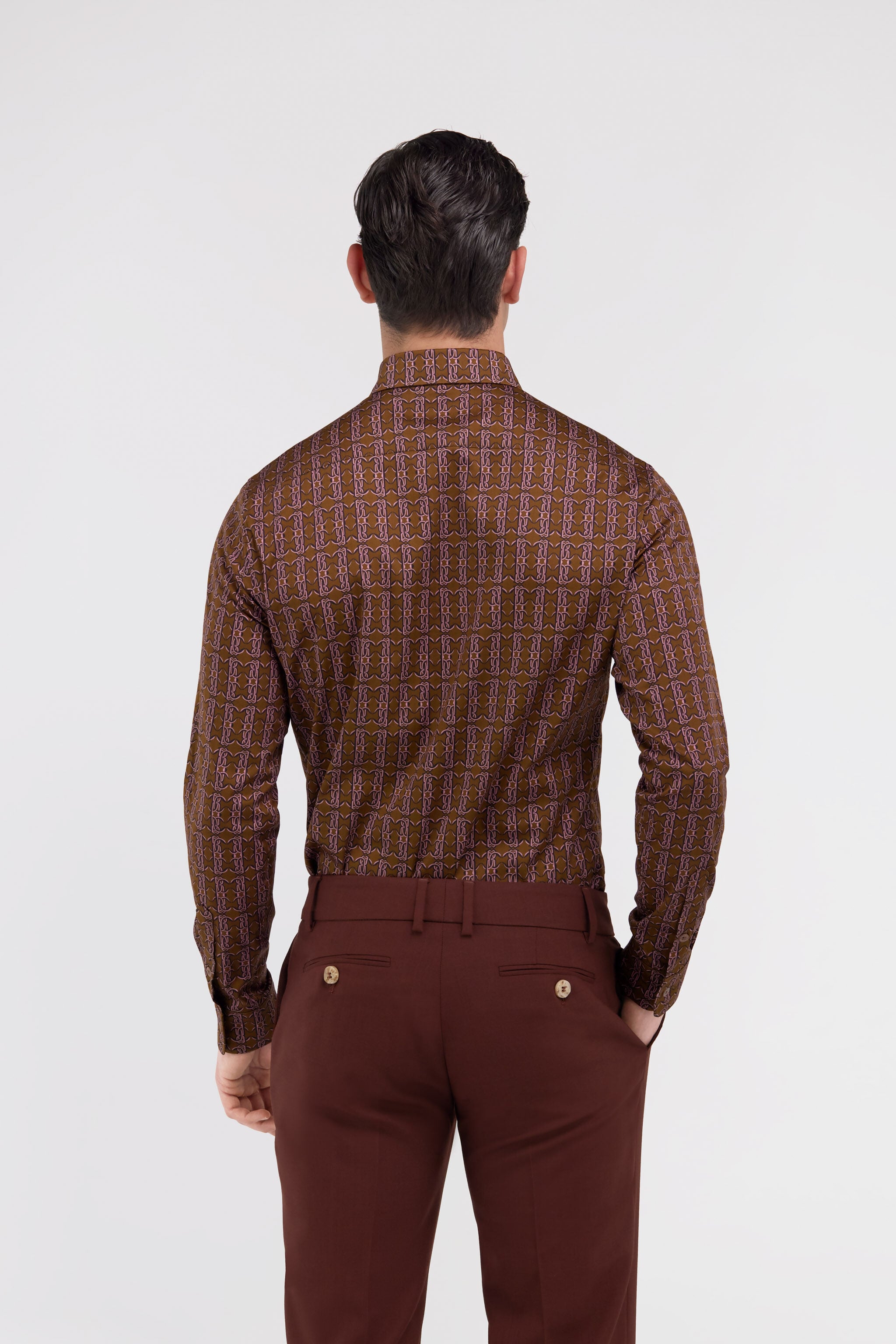 RC Printed Shirt RC Printed Shirt Brown SRT701-CDL06