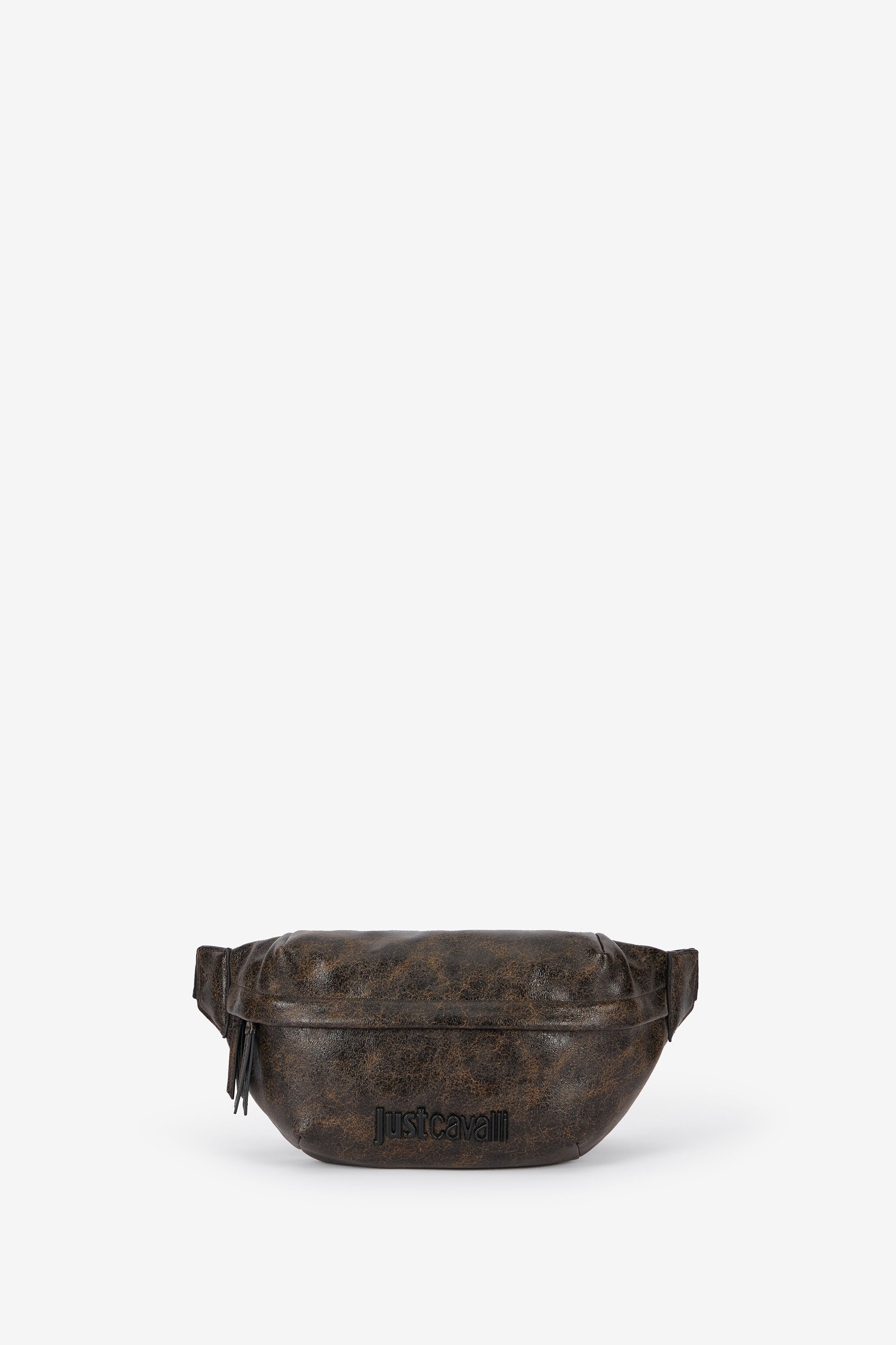 JC Distressed-Effect Brown Belt Bag JC Distressed-Effect Brown Belt Bag BRUNETTE VFB002-VF534