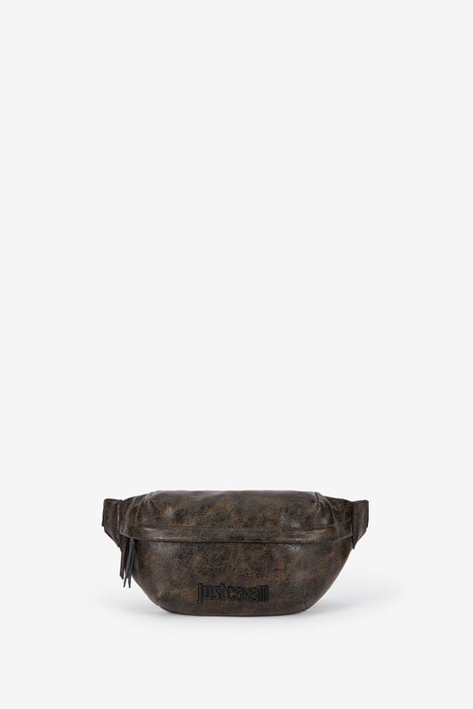 JC Distressed-Effect Brown Belt Bag JC Distressed-Effect Brown Belt Bag BRUNETTE VFB002-VF534