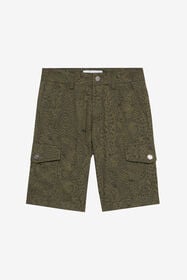 JU Bermuda Con Stampa Ghepardi MILITARY GREEN UJT25C-7MO35