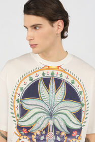 JC Camiseta Estampado Tropical Garden OFF WHITE WFT062-WF092