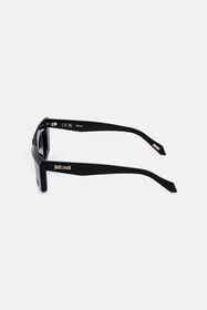JC Lunettes de soleil à monture affirmée SHINY BLACK VALD31-ID273