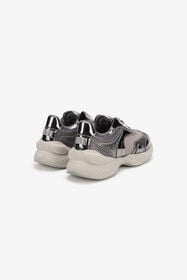 RC Zapatilla Chunky De Cuero Plateado WHITE/SILVER WNS013-PZY05