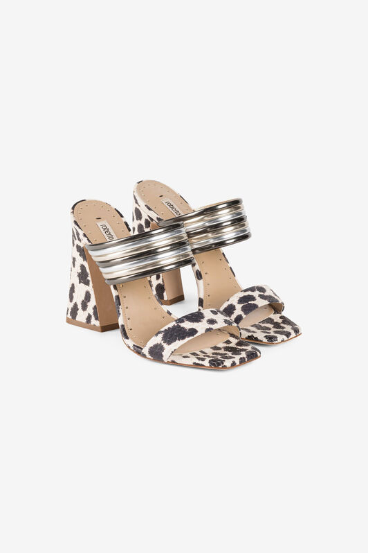 RC Sandalen mit Animal-Print RC Sandalen mit Animal-Print MURENA/LMINATO MIX QKS007-PA058