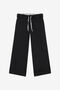 JU Schwarze Wide-Leg-Hose JU Schwarze Wide-Leg-Hose BLACK/P.G. XJT22K-GA108