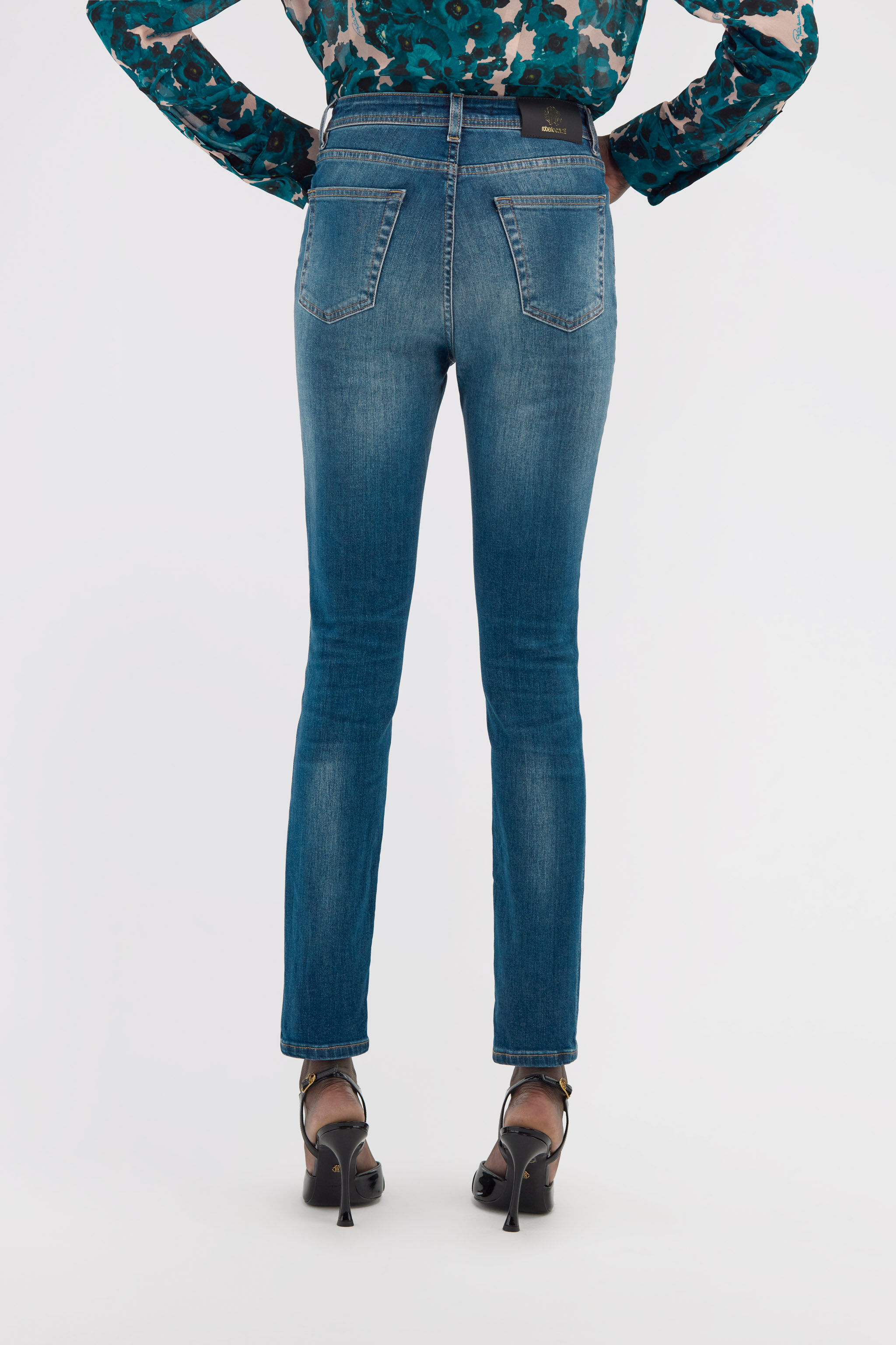 RC Skinny jeans with RC RC Skinny jeans with RC Dark blue NOJ21E-DS002