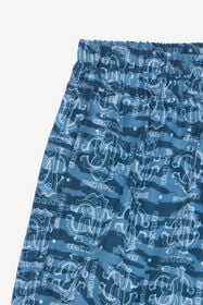 JU Tiger Skin Swim Shorts Blue UJT00A-5RO44