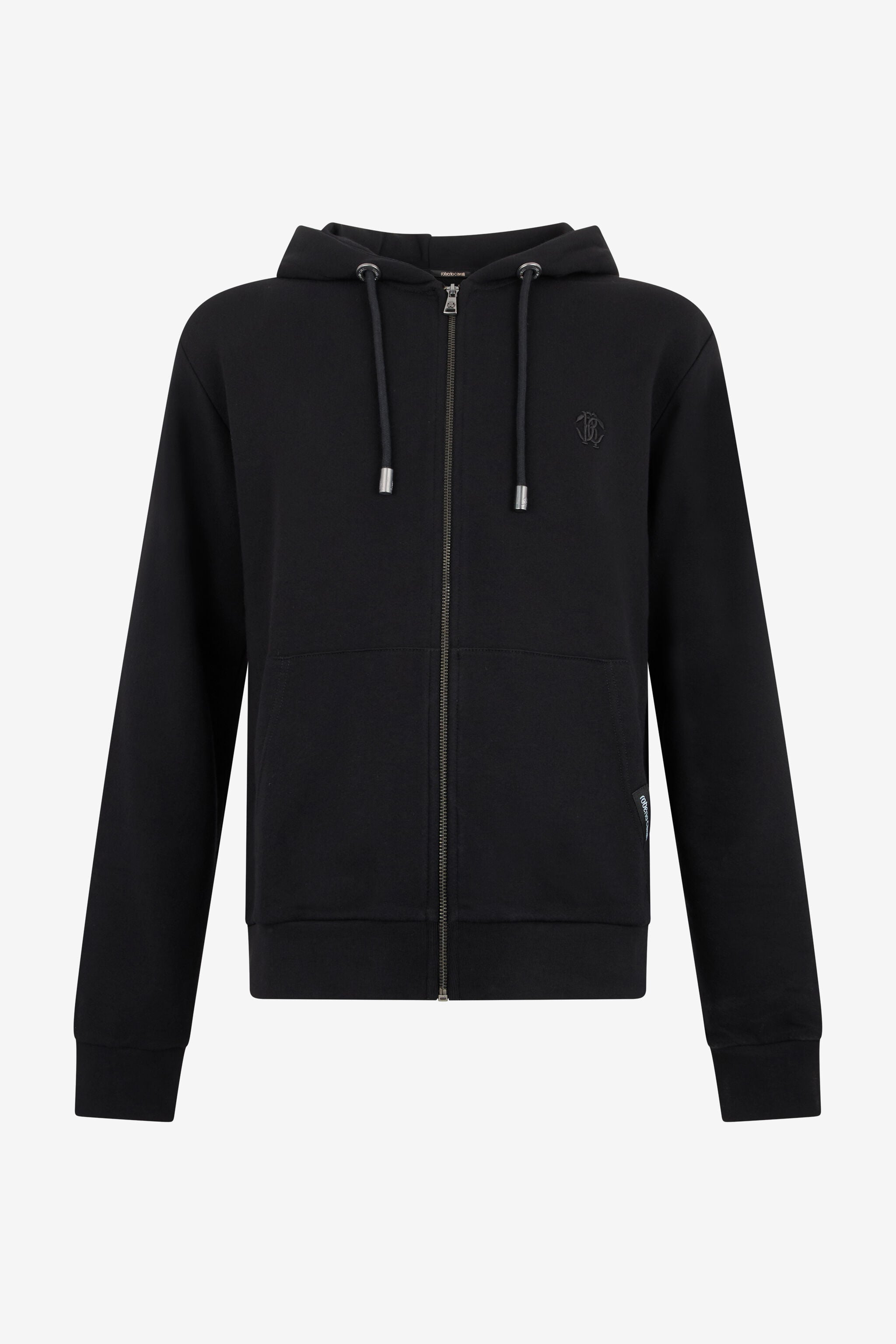 RC Black Sweatshirt Hoodie With Zip RC Black Sweatshirt Hoodie With Zip BLACK TOT66D-CF052