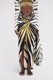 RC Ray of Gold Print Sarong Gold TKW016-HVM33
