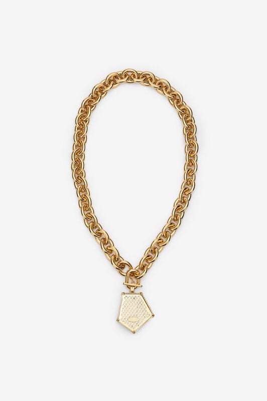 RC Chain necklace with pendant RC Chain necklace with pendant Gold TWG010-AM002