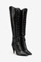 RC Bottes Noires En Cuir À Talons RC Bottes Noires En Cuir À Talons BLACK/PALLADIUM XWS006-PZB38