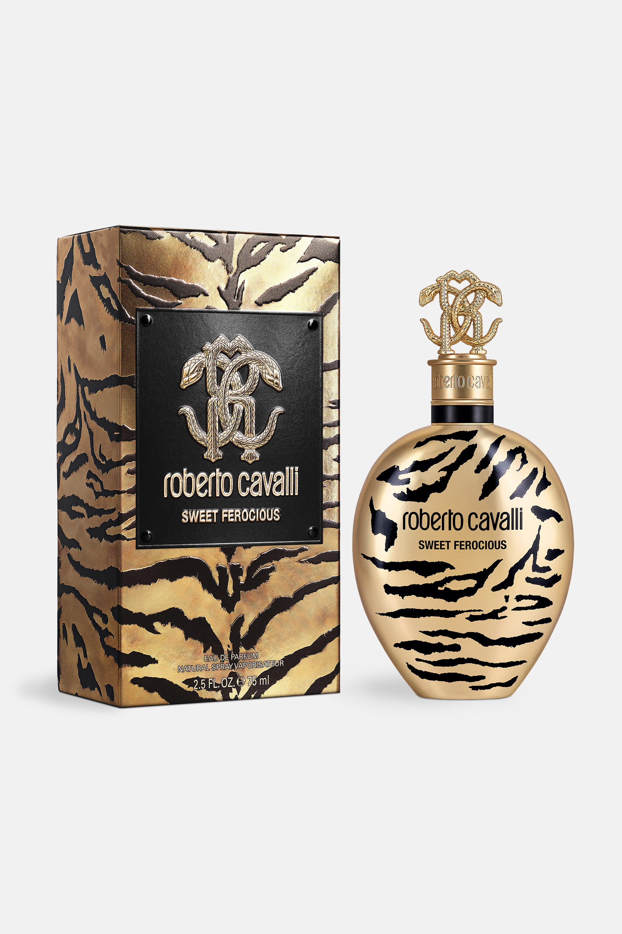 ROBERTO CAVALLI SWEET FEROCIOUS EAU DE PARFUM 75 ML in Gold for