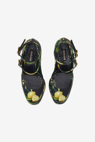 RC Lemon print platform sandals Schwarz SKS006-SE380
