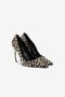 RC Cheetah-Print Tiger Tooth Pumps RC Cheetah-Print Tiger Tooth Pumps Black/White PKS014-CO055
