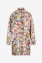 RC Mini Robe En Soie Imprimé Florentine Flowers BEIGE WQT160-OZR29