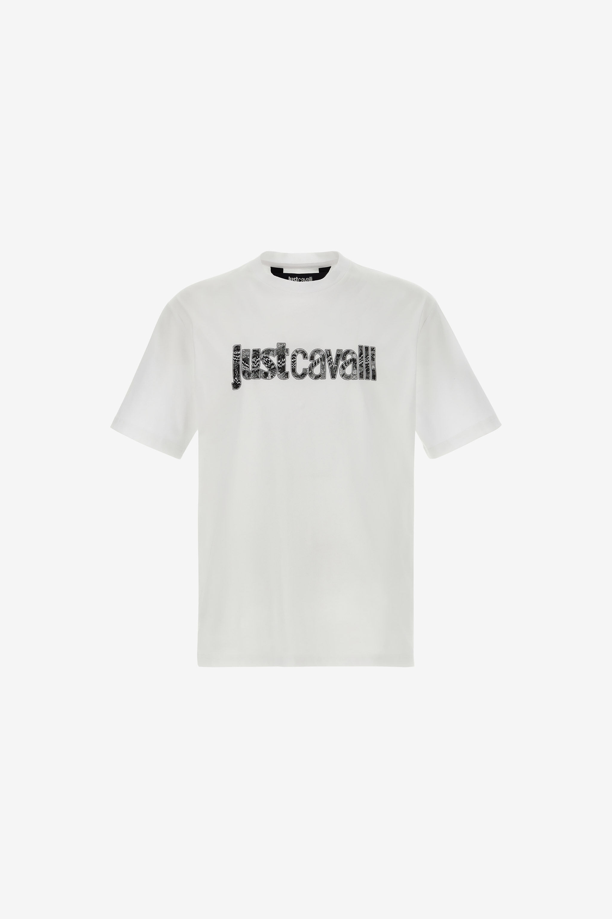 JC Just Cavalli Logo T-Shirt White RRT929-RR191