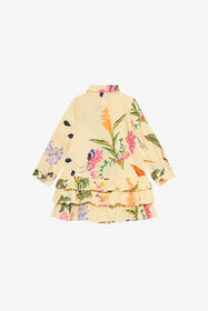 JU Floral cotton dress YELLOW VJT109-7MP32